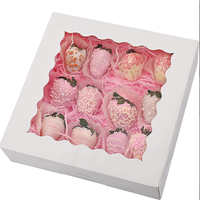 Boîte cadeau transparente pour anniversaire, emballage de gâteau de mariage, emballage de pâtisserie pour la Saint-Valentin