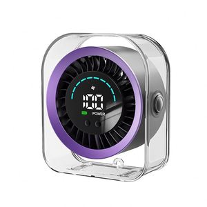 Mini Pantalla Digital Portátil para Montar en la Pared o Escritorio, para Interiores y Exteriores, con 100 Velocidades y 360 Grados °   Ventilador silencioso giratorio para dormitorio u oficina pequeña - Product Image 6