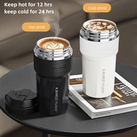 Nouveaux Modèles 2025 Mugs à Café Portables avec Pailles Les Plus Vendus, Lavables au Lave-Vaisselle, Mugs Isothermes Créatifs pour Fêtes et Boissons