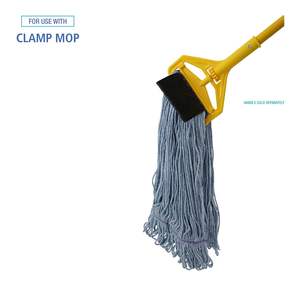 Tête de balai serpillère en microfibre Boardwalk Large 12/unité avec tampon de nettoyage à extrémité bouclée – Équipement de nettoyage efficace - Product Image 4