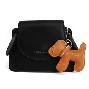 Wholesale Cute Puppy Keychain PU <b>Leather</b> Bag Pendant & Dog Charm Creative Bag Decoration for Pet Lovers Customizable MOQ20pcs - Product Image 3