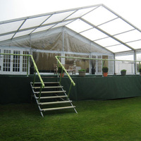 Chapiteau transparent imperméable personnalisé de 2024 Offre Spéciale tente de chapiteau de luxe de fête de mariage tente d'événement