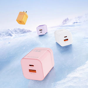 Chargeur rapide compact de voyage à double port avec prise pliable Factory Somostel SMS-Q242 35W GaN PD <span class=keywords><strong>QC3</strong></span>.<span class=keywords><strong>0</strong></span> pour téléphone portable IPh/Sam - Product Image 2