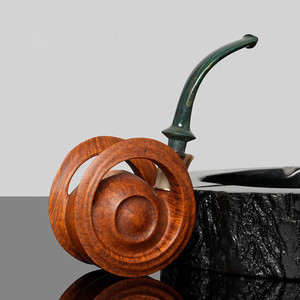 MUXIANG nuevo diseño de <span class=keywords><strong>Pipa</strong></span> de tabaco de <span class=keywords><strong>ojo</strong></span> del diablo boquilla de Cumberland <span class=keywords><strong>pipa</strong></span> de fumar hecha a mano - Product Image 1