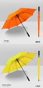 Parapluie de luxe QM, parapluie en bois, grande taille, anti-UV, stable, durable, parapluie de golf personnalisé avec impression par sublimation - Product Image 4