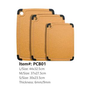 Planche à découper en bois de cuisine antibactérienne en gros avec gravure de vacances produits en gros-bloc à découper en fibre - Product Image 4