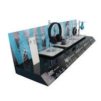 Présentoir acrylique haut de gamme Mini haut-parleur Présentoir audio en plexiglas de bureau de style moderne pour magasin électronique