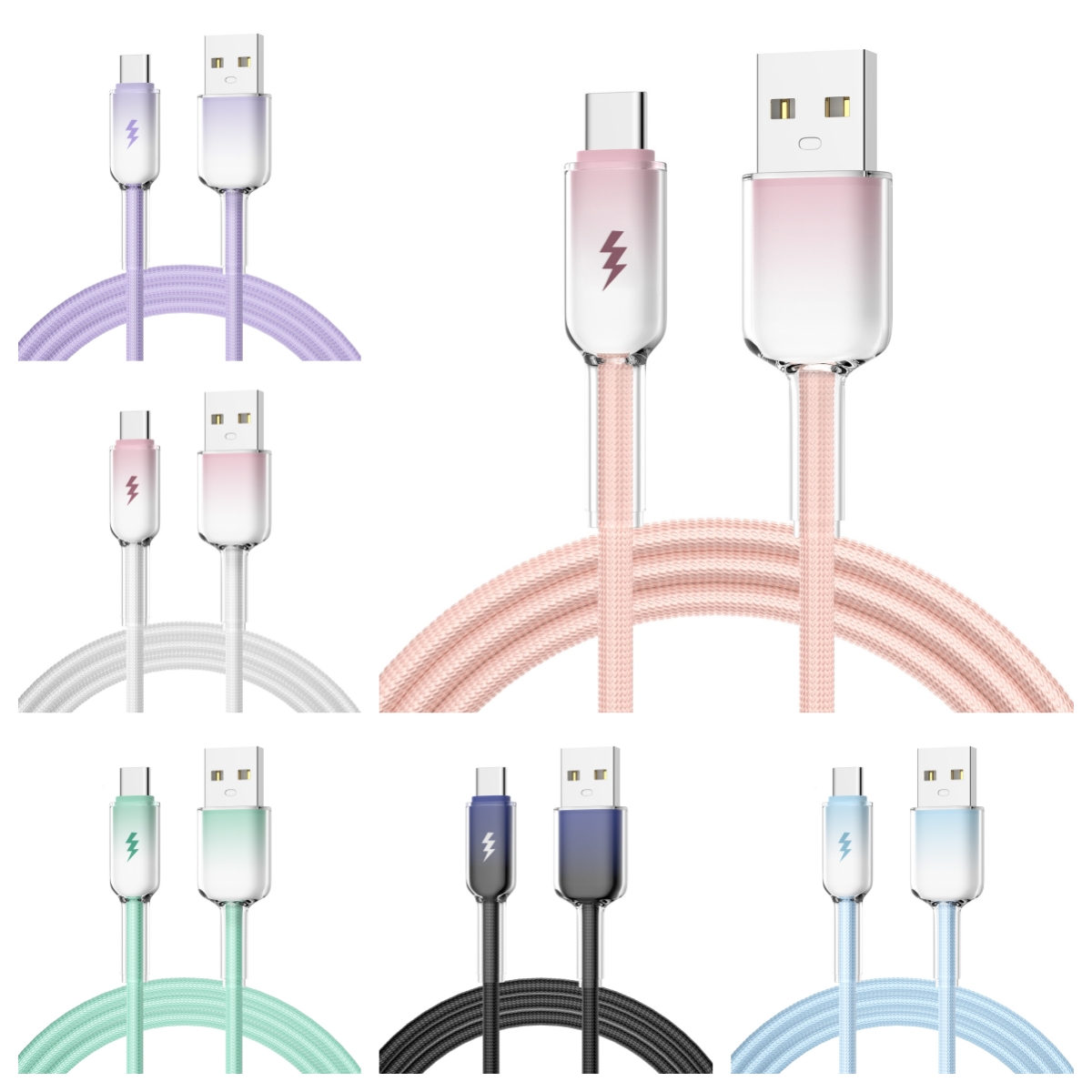 USB a Tipo C (colores surtidos)