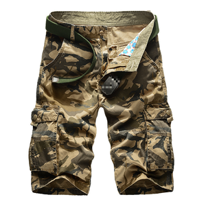 Pantalones Cortos Cargo de Algodón para <span class=keywords><strong>Hombre</strong></span>, Talla Grande, con Múltiples Bolsillos, para Deportes al Aire Libre y Moda Casual, Verano 2026 - Product Image 2