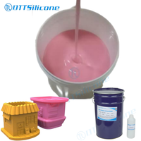 Caoutchouc de silicone liquide de qualité alimentaire, vulcanisé au platine, pour la fabrication de moules à savon/bougie, caoutchouc de silicone RTV-2