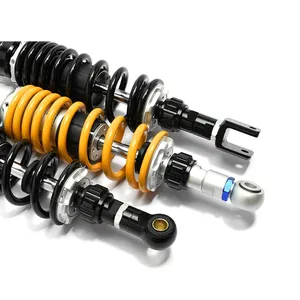 Amortisseur arrière universel réglable en aluminium et acier pour moto, ressort 8 mm, 305/325/345 mm/320/340/360 mm, protection contre les chutes - Product Image 2