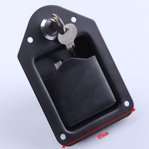 Cerradura Pequeña de Cuatro Esquinas de 85mm para Generador Diésel con Llave - Product Image 1