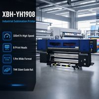 Printer Sublimasi 1.9M I3200 Head Printer Format Besar dengan 4/8/15 Head untuk Sublimasi Tekstil