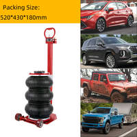 Cric pneumatique à triple sac 3 tonnes/6600 lb pour voiture, véhicule, SUV