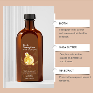 Biotin <b>shampoo</b> gently cleanses plumps moisturizes the scalp refreshes and moisturizes - Product Image 5