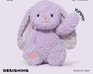 Peluche <span class=keywords><strong>de</strong></span> Conejo <span class=keywords><strong>de</strong></span> 38 cm, Adorable Compañero para Dormir, OEM/ODM, Orejas Largas Florales, Decoración <span class=keywords><strong>de</strong></span> Pascua, Regalo <span class=keywords><strong>de</strong></span> Cumpleaños para Niños - Product Image 5