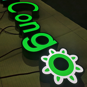 atractivo Acero inoxidable resistente al agua Led Metal <span class=keywords><strong>caso</strong></span> unicornio Frontlit señal 3d lados pintado la letra <span class=keywords><strong>de</strong></span> canal - Product Image 5