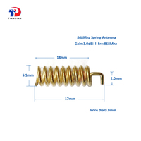 Antena Lora Omnidireccional de Resorte 3dBi 868MHz para Comunicación Inalámbrica, Antena Interna de Resorte en Espiral, Venta al por Mayor de Fábrica OEM ODM