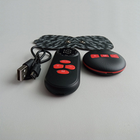 Coussinets de Massage électrique à faible fréquence, 7 pièces, pour cou, épaules, vertèbres cervicales, Relaxation du corps, masseur en impulsions, Mini USB