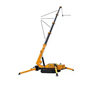 Grúa Araña Sobre Orugas de 12T para Paneles de Muro Cortina y Equipos Pesados de Instalación Eléctrica, Mecánica y de Plomería en Sitios Estrechos - Product Image 1