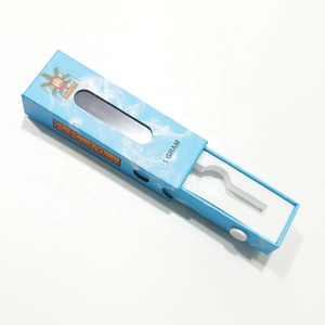 Hot Sale CR Cart Child-Resistant Paper Packaging Drawer <b>Box</b> Roll Container Window Design Sponge Liner Cardboard Holder Embossing - Product Image 2