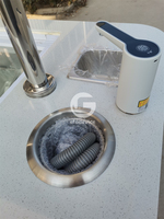 Chariot de Présentation Gelato et Crèmes Glacées Dures, sur Deux Roues