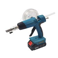 Pistolet à colle thermofusible sans fil HY526 pour installateur FTTH, machine de pose de câbles à fibre invisible pour travaux de câblage réseau domestique