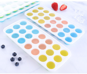 Creative Ice Cube Mold Ball Ice Lattice Cream Bar with Lid Plastic Bar Whisky Ice Ball Mould