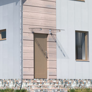 Soportes Kinmade de Acero Inoxidable para Marquesina de Vidrio de Alta Resistencia para Exteriores con Vidrio Transparente o Laminado - Product Image 2