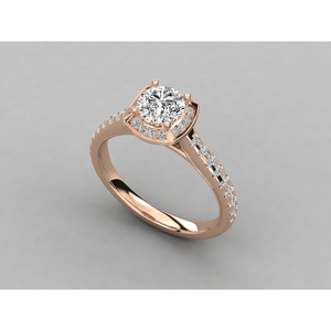 Vente directe d'usine Bague en diamant avec un design tendance Bijoux de mode pour femmes Bague en diamant à vendre - Product Image 1