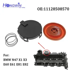 Kit de reparación de cubierta de válvula PCV de motor de coche, con membrana 11128508570, 11127797613, para <span class=keywords><strong>BMW</strong></span> <span class=keywords><strong>N47</strong></span>, N47S, X1, X3, E60, <span class=keywords><strong>E61</strong></span>, E81, E82, 11127809512 - Product Image 2