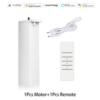 LifeLibero Tuya - Controlador de Cortinas Inteligentes WiFi, Motor Automático, Control por Voz a través de la Aplicación, Compatible con Alexa y HomeKit para el Hogar y la Oficina