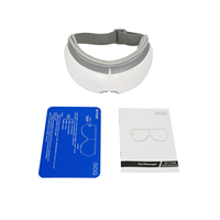 Masseur oculaire intelligent avec contrôle de la minuterie, chaleur, vibrations, musique Bluetooth, shiatsu, pression d'air pour soulager la fatigue oculaire