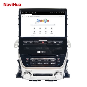 Navihua Interior 10.4 Inch Touch Screen Car for Toyota Land Cruier LC200 DVD <b>Player</b> Upgrade Car Radio GPS Navigation Multimedia - Product Image 1