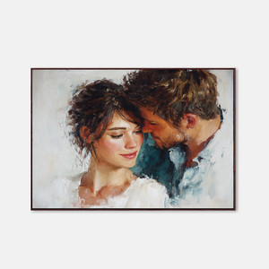 Suministro de fábrica Retrato del Día de San Valentín Pintado a mano Pintura al óleo digital Artista de color complementario con nuevo - Product Image 3