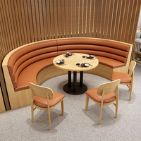 Vente en gros de sièges de café en bois rembourrés, tabourets de bar, banquettes d'angle
