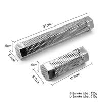 Fumoir de tube de granule en bois de BBQ de la meilleure qualité d'acier inoxydable de vente chaude pour le charbon de bois électrique de gaz grillant