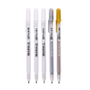 Sakura XPGB 0.3/0.4/0.5mm 3 couleurs stylo Gel blanc <span class=keywords><strong>Gelly</strong></span> <span class=keywords><strong>Roll</strong></span> professionnel de haute qualité pour surbrillance et calligraphie - Product Image 1
