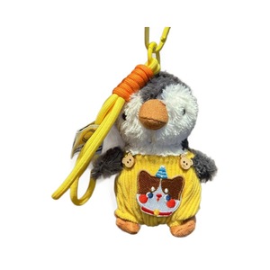 Personnalisé de haute qualité coloré en peluche boule porte-clés pingouin pendentif amusant jouet mignon jouet pour les femmes - Product Image 6