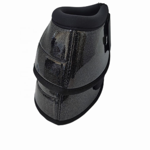 <span class=keywords><strong>Stivali</strong></span> per Cavalli UOO OEM Personalizzati in EVA Nera, Attrezzatura Equestre in Pelle Lucida e Neoprene - Product Image 6