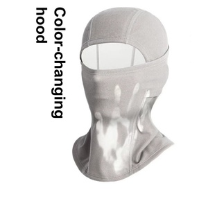 <span class=keywords><strong>Masque</strong></span> facial de cyclisme d'hiver respirant, thermosensible, à changement de couleur, doublé polaire, épaissi, coupe-vent et résistant au froid (Balaclava) - Product Image 4