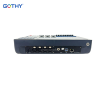 Console d'éclairage mobile Gothylight Mini Quartz avec moteur fader, contrôleur DMX 512, métal et plastique, charge maximale 20A