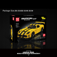 MOULD KING-Voiture Super Sport Créative à Collectionner, Jouet pour Garçons MOC No. D., 10046 Bloc de construction Viper pour enfants