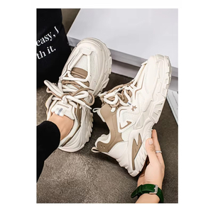 Trend Fashion Men's Sport Shoes PU <b>Leather</b> Waterproof Anti-Slip Outdoor Hiking Running <b>Sneakers</b> - Product Image 4