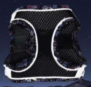Kalung Harness mewah untuk cuaca panas, baju Harness mewah, kucing, desain jaring nyaman, cuaca panas, reflektif, Set tali kekang mewah, untuk keamanan waktu malam - Product Image 5