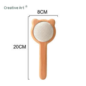 Brosse de toilettage pour animaux de compagnie en acier inoxydable, vente directe d'usine OEM, brosse <span class=keywords><strong>à</strong></span> poils de <span class=keywords><strong>sanglier</strong></span> pour animaux de compagnie avec logo personnalisé - Product Image 6