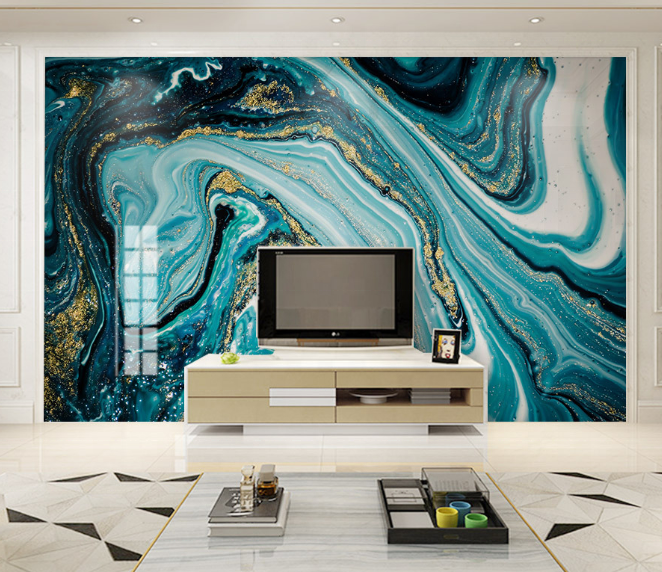 1220x2800mm PVC Marble Sheet Interior Decorative High Glossy For Bathroom