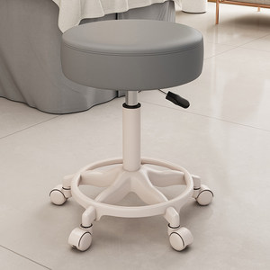 Silla de Salón de Belleza Moderna y Lujosa, Ajustable, Portátil, de Metal, con Bomba Hidráulica, Ergonómica, Giratoria 360 Grados, para Peluquería - Product Image 2