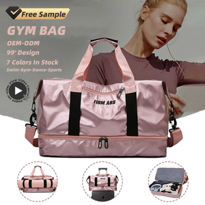 Bolsa <span class=keywords><strong>de</strong></span> <span class=keywords><strong>Viaje</strong></span> <span class=keywords><strong>de</strong></span> Lujo para Mujer, Impermeable, con Separación para Ropa Húmeda y Seca, para Gimnasio, Yoga, con Compartimento para Zapatos - Product Image 1