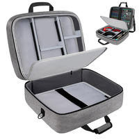 Mallette de mixage audio Mallette de mixage Podcast Sac de rangement de protection pour mixeur DJ Mallette de voyage pour mixeur audio Sac souple avec rangement réglable